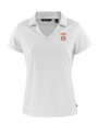 Texas Longhorns SEC Cutter & Buck Daybreak Eco Recycled Womens V-neck Polo White Mannequin