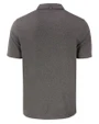 Texas Longhorns SEC Cutter & Buck Forge Eco Stretch Recycled Mens Polo Dark Black Heather Mannequin Back