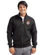 Texas Longhorns SEC Cutter & Buck Roam Epic Versatility Recycled Full Zip Mens Jacket Black Front