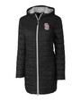 Marjory Stoneman Douglas High School Cutter & Buck Rainier PrimaLoft®  Womens Eco Insulated Hooded Long Coat BL_MANN_HG 1
