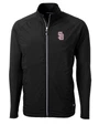 Marjory Stoneman Douglas High School Cutter & Buck Adapt Eco Knit Hybrid Recycled Mens Big & Tall Full Zip Jacket BL_MANN_HG 1