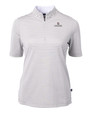 Marjory Stoneman Douglas High School -  Cutter & Buck Virtue Eco Pique Stripe Recycled Womens Top POL_MANN_HG 1