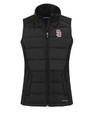 Marjory Stoneman Douglas High School Cutter & Buck Evoke Recycled Honeycomb Fleece Womens Hybrid Full Zip Vest Black Mannequin