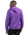 Clique Lift Solution-dyed Performance Unisex Full Zip Hooded Sweatshirt Royal Purple Back
