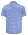 Mannequin back view of a Chelan Cutter & Buck Pike Eco Flora Print Recycled Mens Big & Tall Polo