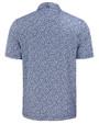 Mannequin back view of a Navy Blue Cutter & Buck Pike Eco Flora Print Recycled Mens Big & Tall Polo