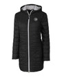 Chicago Cubs Mono Cutter & Buck Rainier PrimaLoft®  Womens Eco Insulated Hooded Long Coat BL_MANN_HG 1