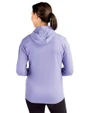 Texas Rangers Mono Cutter & Buck Daybreak Eco Recycled Womens Full Zip Hoodie Hyacinth Back
