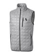 Chicago White Sox Mono Cutter & Buck Rainier PrimaLoft® Mens Big and Tall Eco Insulated Full Zip Puffer Vest POL_MANN_HG 1