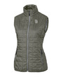 San Diego Padres Mono Cutter & Buck Rainier PrimaLoft® Womens Eco Insulated Full Zip Puffer Vest POM_MANN_HG 1