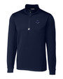 Boston Red Sox Mono Cutter & Buck Traverse Stretch Quarter Zip Mens Big and Tall Pullover LYN_MANN_HG 1