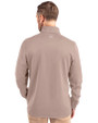 Philadelphia Phillies Mono Cutter & Buck Traverse Stretch Eco Quarter Zip Mens Pullover Mushroom Back