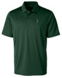 South Florida Bulls Swinging Rocky Cutter & Buck Prospect Eco Textured Stretch Recycled Mens Big & Tall Polo Hunter Green Mannequin