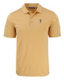 South Florida Bulls Swinging Rocky Cutter & Buck Prospect Eco Textured Stretch Recycled Mens Short Sleeve Polo Desert Mannequin