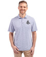 Boston Red Sox Mono Cutter & Buck Virtue Eco Pique Botanical Print Recycled Mens Polo Hyacinth Front