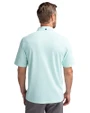 Philadelphia Phillies Mono Cutter & Buck Virtue Eco Pique Botanical Print Recycled Mens Polo Fresh Mint Back