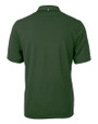 South Florida Bulls Swinging Rocky Cutter & Buck Virtue Eco Pique Recycled Mens Big and Tall Polo Hunter Green Mannequin Back