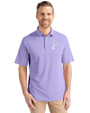 Pittsburgh Pirates Mono Cutter & Buck Virtue Eco Pique Recycled Mens Polo Hyacinth Front