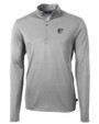 Baltimore Orioles Mono Cutter & Buck Virtue Eco Pique Recycled Quarter Zip Mens Pullover POL_MANN_HG 1