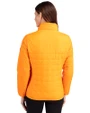 Clemson Tigers Cutter & Buck Rainier PrimaLoft®  Womens Eco Insulated Full Zip Puffer Jacket Satsuma Back