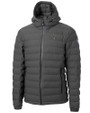 South Florida Bulls Swinging Rocky Cutter & Buck Mission Ridge Repreve® Eco Insulated Mens Puffer Jacket Elemental Grey Mannequin