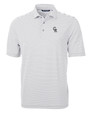 Colorado Rockies Mono Cutter & Buck Virtue Eco Pique Stripe Recycled Mens Big and Tall Polo POL_MANN_HG 1