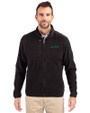 New York Jets Cutter & Buck Cascade Eco Fleece Mens Full Zip Jacket Black Front