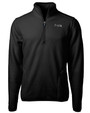 Atlanta Braves Mono Cutter & Buck Cascade Eco Sherpa Fleece Mens Quarter Zip Jacket BL_MANN_HG 1