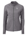 San Diego Padres Mono Cutter & Buck Adapt Eco Knit Heather Recycled Womens Full Zip BLH_MANN_HG 1