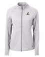 Miami Marlins Mono Cutter & Buck Adapt Eco Knit Heather Recycled Womens Full Zip POH_MANN_HG 1