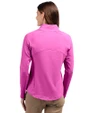 Pittsburgh Pirates Mono Cutter & Buck Adapt Eco Knit Heather Recycled Womens Full Zip Gelato Heather Back