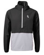 Chicago White Sox Mono Cutter & Buck Charter Eco Recycled Mens Anorak Jacket BLPO_MANN_HG 1