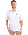 Alabama Crimson Tide Cutter & Buck Forge Stretch Mens Polo White Front