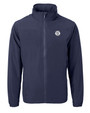 Milwaukee Brewers Mono Cutter & Buck Charter Eco Recycled Mens Full-Zip Jacket NVBU_MANN_HG 1