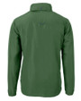 South Florida Bulls Swinging Rocky Cutter & Buck Charter Eco Recycled Mens Full-Zip Jacket Hunter Green Mannequin Back