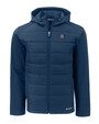 Seattle Mariners Mono Cutter & Buck Evoke Hybrid Eco Softshell Recycled Full Zip Mens Big & Tall Hooded Jacket NVBU_MANN_HG 1