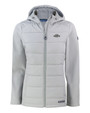 San Francisco Giants Mono Cutter & Buck Evoke Hybrid Eco Softshell Recycled Full Zip Womens Hooded Jacket CNC_MANN_HG 1