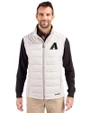 Arizona Diamondbacks Mono Cutter & Buck Evoke Hybrid Softshell Recycled Mens Full Zip Vest CONCRETE Front