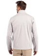 New York Mets Mono Cutter & Buck Evoke Softshell Recycled Full Zip Mens Jacket CONCRETE Back