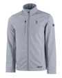 South Florida Bulls Swinging Rocky Cutter & Buck Evoke Recycled Honeycomb Fleece Mens Full Zip Jacket CONCRETE Mannequin