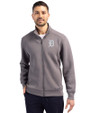 Detroit Tigers Mono Cutter & Buck Roam Epic Versatility Recycled Full Zip Mens Jacket Elemental Grey Front