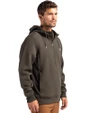 Houston Astro Mono Cutter & Buck Roam Epic Versatility Half Zip Recycled Mens Hooded Pullover Poplar Side