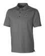 Purdue Boilermakers Cutter & Buck Forge Heathered Stretch Mens Polo Charcoal Heather Mannequin