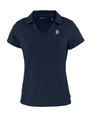 Detroit Tigers Mono Cutter & Buck Daybreak Eco Recycled Womens V-neck Polo NVBU_MANN_HG 1