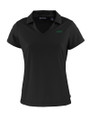 New York Jets Cutter & Buck Daybreak Eco Recycled Womens V-neck Polo Black Mannequin