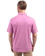 Philadelphia Phillies Mono Cutter & Buck Forge Eco Double Stripe Stretch Recycled Mens Polo Gelato/White Back