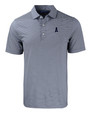 Los Angeles Angels Mono Cutter & Buck Forge Eco Double Stripe Stretch Recycled Mens Polo NVBW_MANN_HG 1