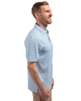 Baltimore Orioles Mono Cutter & Buck Forge Eco Double Stripe Stretch Recycled Mens Polo Atlas/White Side
