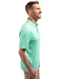 Chicago White Sox Mono Cutter & Buck Forge Eco Stretch Recycled Mens Polo Fresh Mint Heather Side