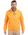 Clemson Tigers Cutter & Buck Rainier PrimaLoft® Mens Eco Insulated Full Zip Puffer Jacket Satsuma Front